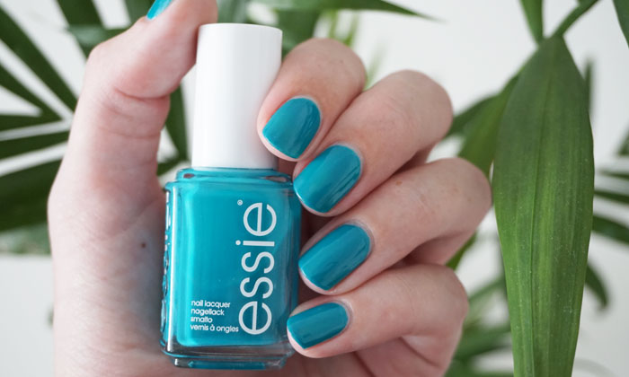 swatch of Essie garden variety