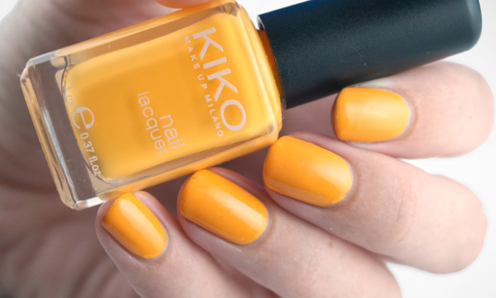 swatch of Kiko - 356 Mango