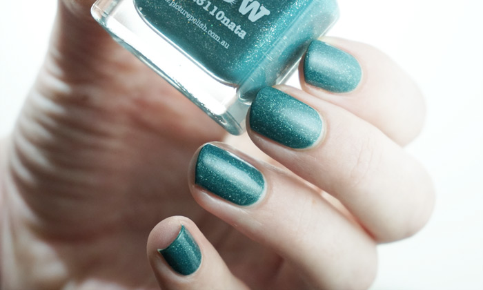 swatch of picture polish meow