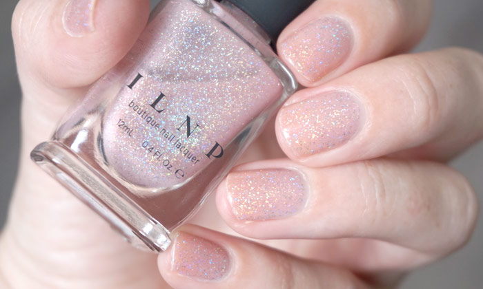 Swatch of ILNP sweat pea from the Spring 2016 collection
