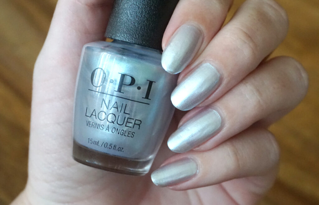 Swatch of OPI This color hits all the high notes
